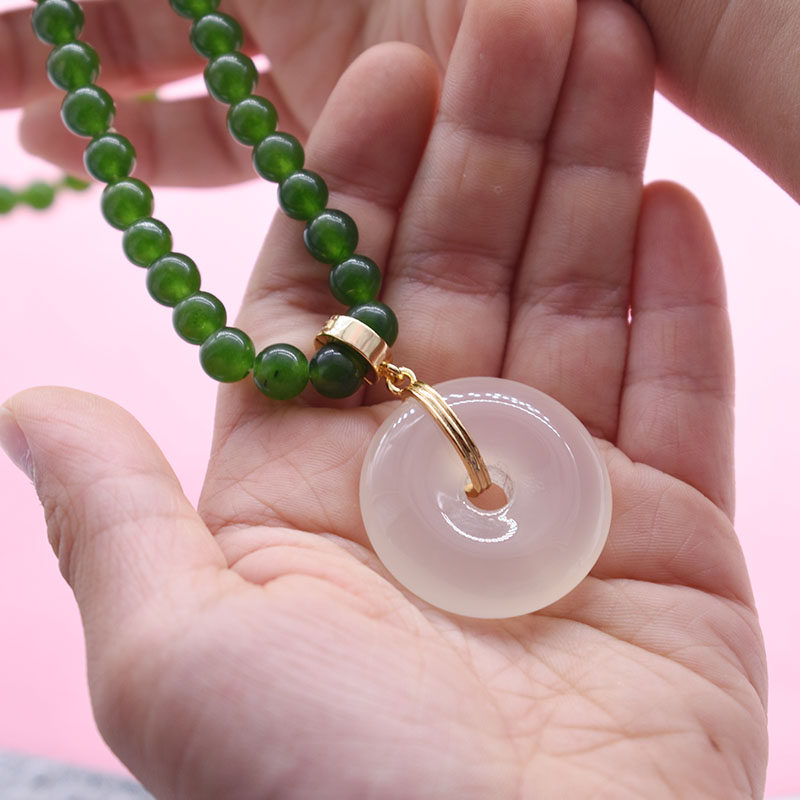 饰品双开平安扣万能吊坠扣挂件扣瓜子玉环扣翡翠玉石甜甜圈扣配件,淘宝优惠券,粉丝福利购,淘宝优惠卷
