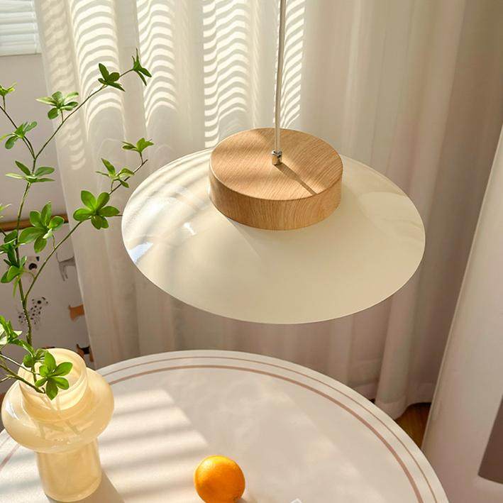 奶油风餐厅吊灯日式原木风餐桌灯中古侘寂风民宿饭厅圆桌吧台吊灯,淘宝优惠券,粉丝福利购,淘宝优惠卷