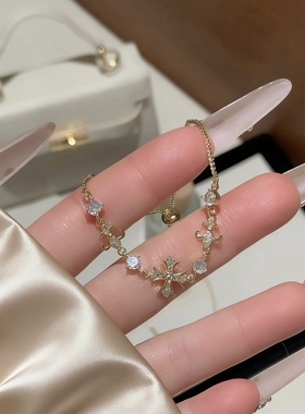 克罗爱心十字架手链手镯