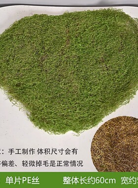 仿真苔藓块青苔草皮植绒摆件造景