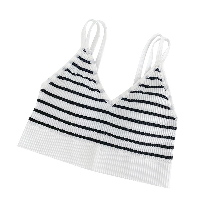 吊带美背夏季超薄款法式三角杯内衣 采缎文胸