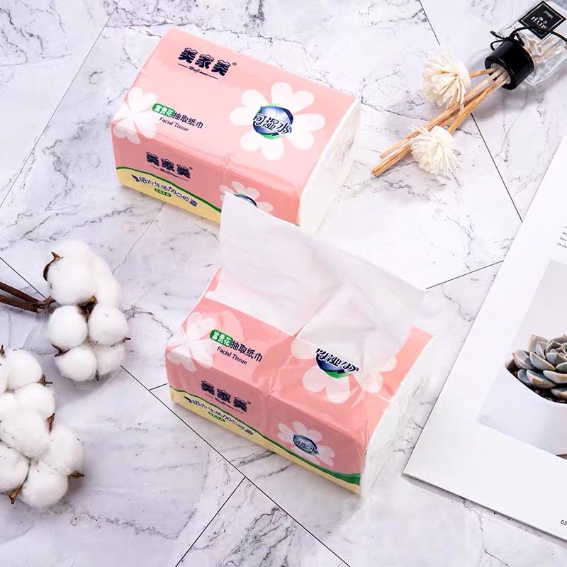 80包抽纸大包家用实惠装整箱批纸巾餐巾纸大号婴儿用可湿水面巾纸 - 图2