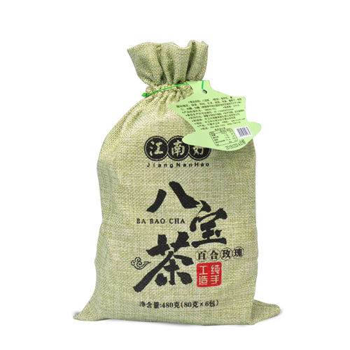 江南好八宝茶百合玫瑰酱姜母红糖宁夏枸杞百合花草茶480克布袋 - 图1