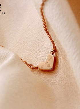 兰米儿18k玫瑰金彩金女镶钻石