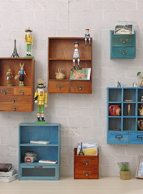 小木屋房子盲盒收纳展示柜摆件