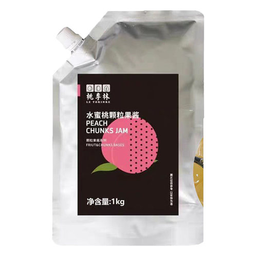 桃李林水蜜桃颗粒酱果蓉果粒酱草莓颗粒酱葡萄颗粒果味酱复合蜜瓜 - 图2
