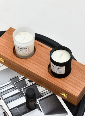 创意小屏风樱桃木摆台家居装饰