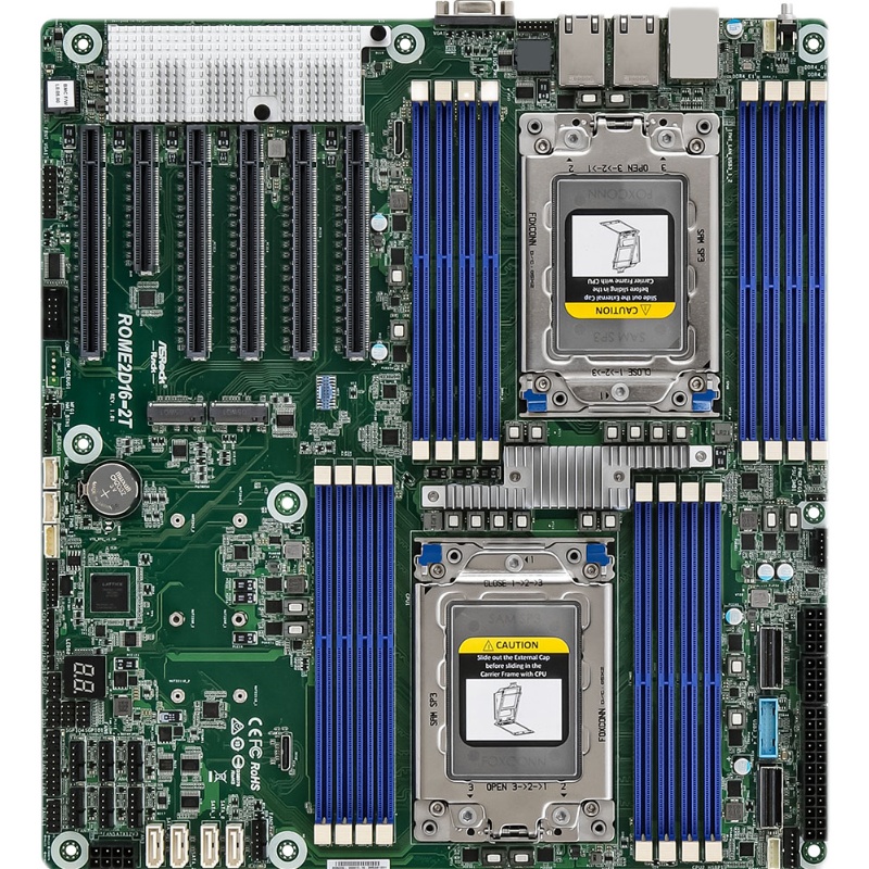 永擎 ROME2D16-2T 支持AMD EPYC  7003 双SP3 LGA4094 DDR4 现货 - 图3