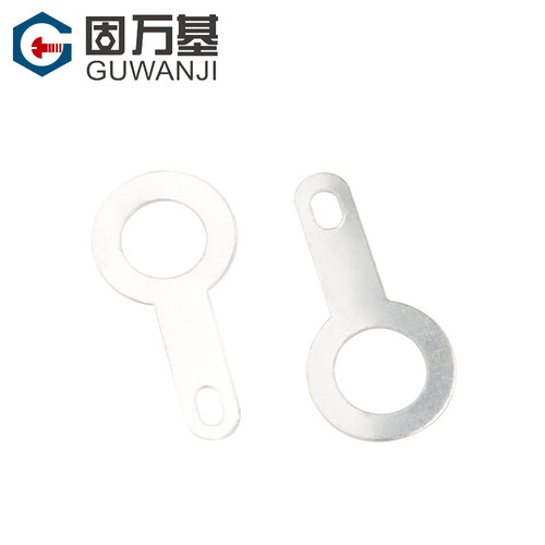 铜单头焊片 线耳垫圈 圆形环形焊接端子 铜接线 M2.2-M10.2 - 图0