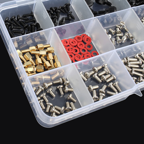 电脑小螺钉盒装笔记本台式机箱主板电子设备沉头十字圆头螺丝套装 - 图3