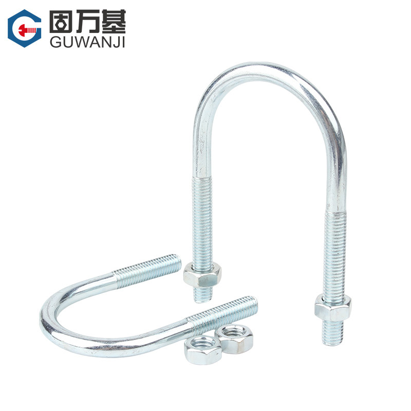 镀锌U型螺栓加长螺丝带螺母套装U形夹管卡固定连接件卡扣抱箍管夹,淘宝优惠券,粉丝福利购,淘宝优惠卷