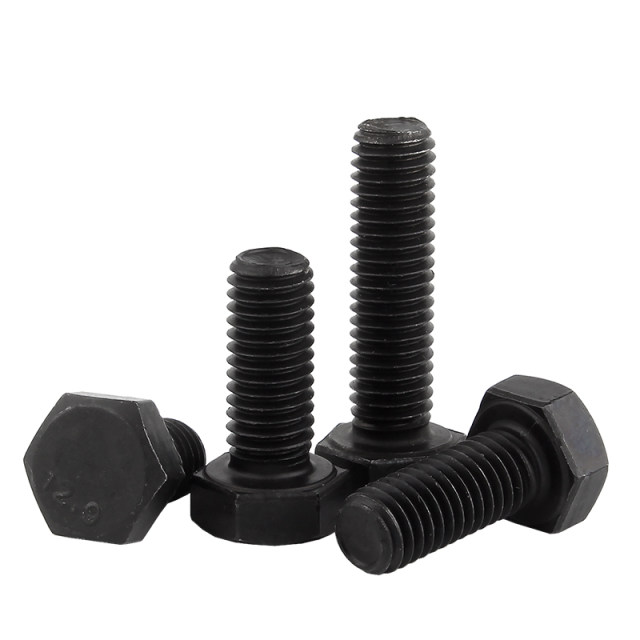 Level 12.9 high-strength external hexagon screw full and half tooth