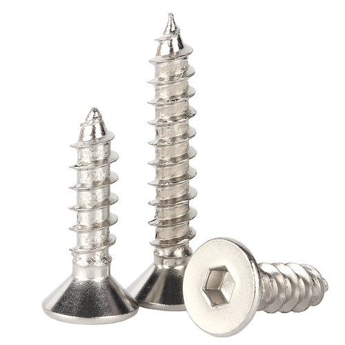 镀镍平头内六角自攻螺丝钉沉头内六角自攻螺丝木螺钉M3m3.5M4M5M6 - 图3