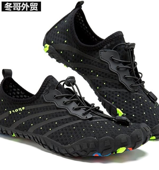 autumn Men Sport Shoes Sneakers Women Barefoot Running black - 图3