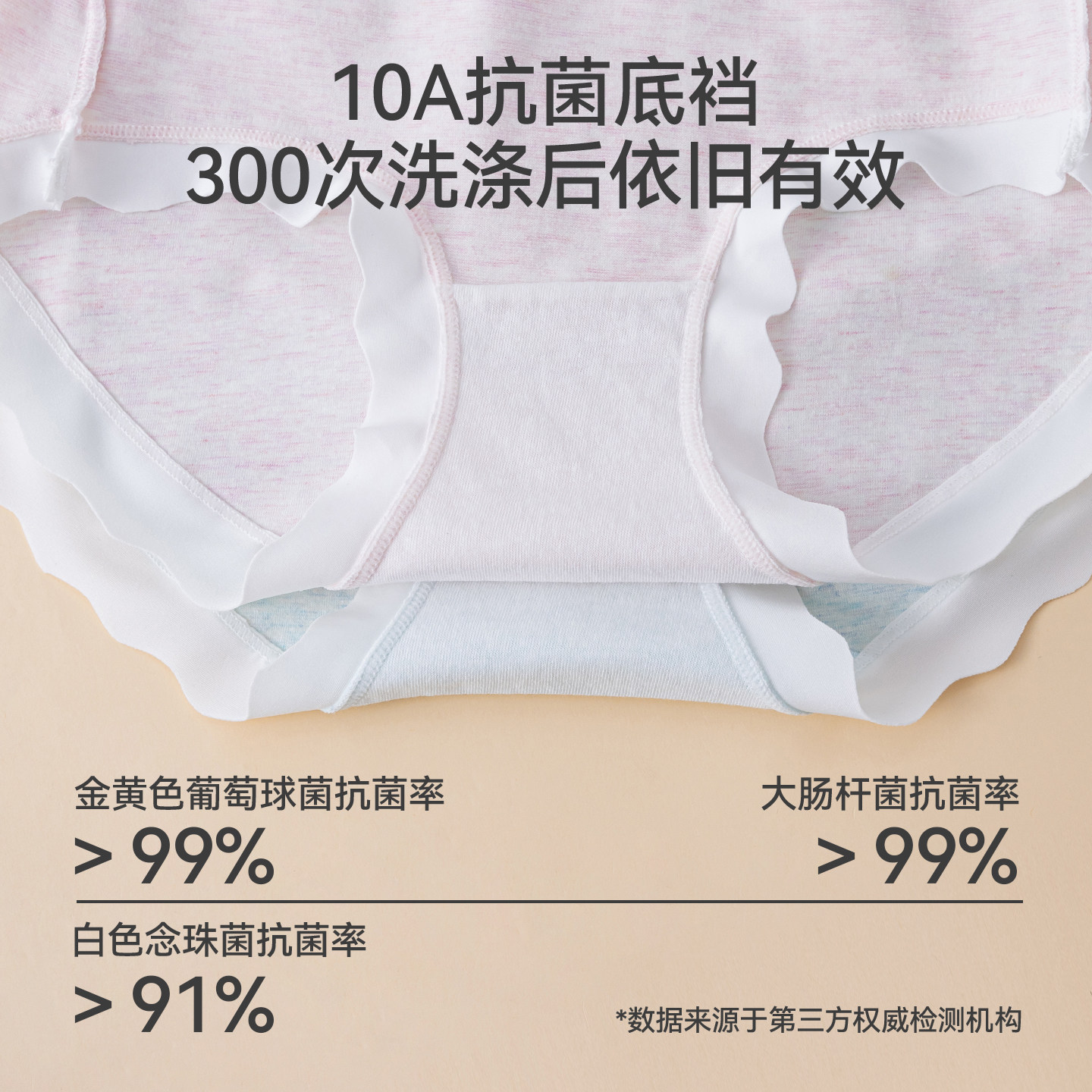 [3条]三枪女童内裤纯棉A类10A抗菌花边卡通三角裤儿童内裤大童,淘宝优惠券,粉丝福利购,淘宝优惠卷