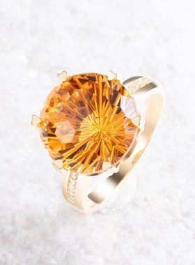 高端轻奢小众奢华优雅银开口戒指