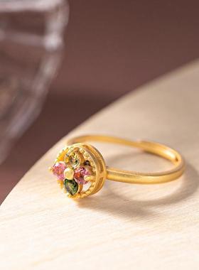 女士款合金民族风戒指