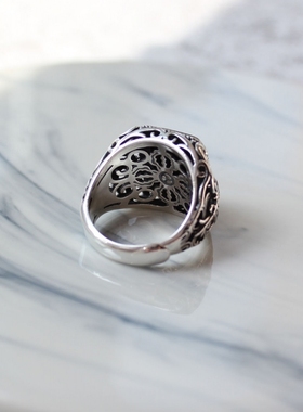 S925纯银原创设计复古个性时尚百