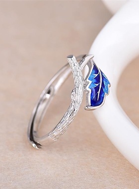 复古烧蓝景泰蓝时尚百搭气质开口