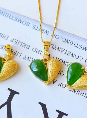 爱心时尚锁骨链小众个性设计精致时尚简约高级百搭吊坠项链女士款