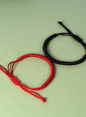 金刚结红绳手炼情侣饰品