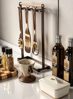 高级感老钱风厨房道具整套厨具黄油罐橄榄油瓶样板间软装陈列摆件