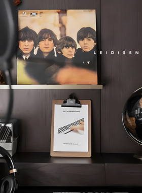 音乐主题耳机音箱黑胶唱片