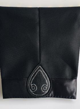 新款天师豪礼用品道士帽子道服道袍法衣太极九梁庄子巾纯阳巾黑色