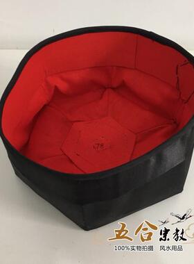新款道家法器用品正一帽道士帽 五老冠火焰冠 头巾莲花冠道帽六角