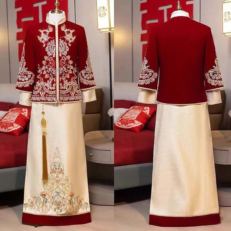 【出租】新中式新郎迎亲服新郎新娘秀禾情侣结婚出租中式婚礼古风,淘宝优惠券,粉丝福利购,淘宝优惠卷