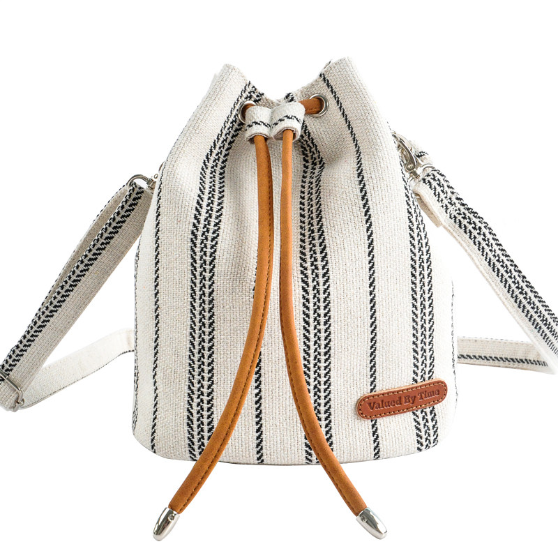 oceanion /容易原创条纹新款水桶包 oceanion容易女士包袋