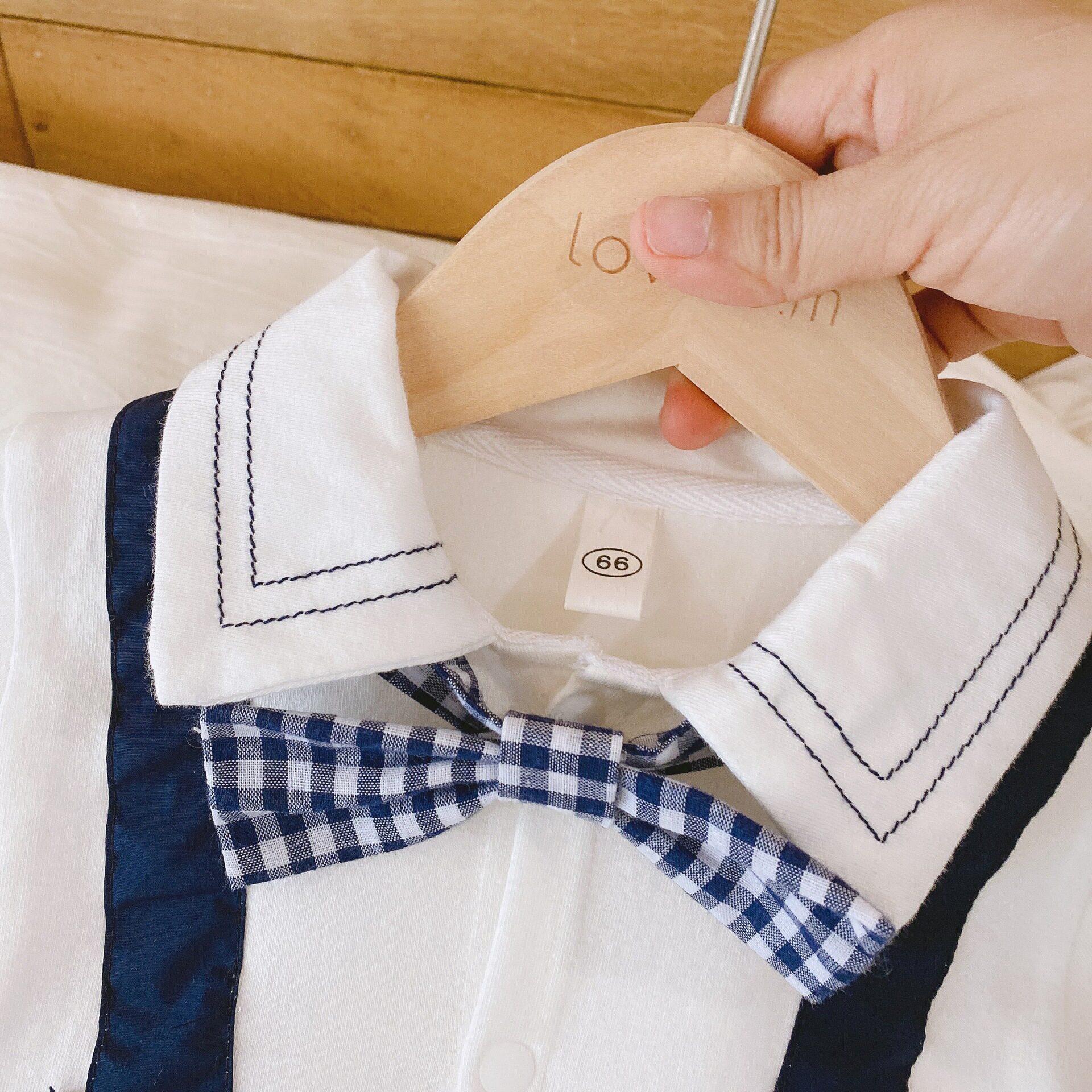 0-2岁婴童帅气2020秋装背带包屁衣 允哲上衣