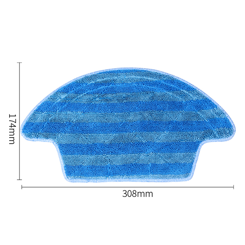万创配科沃斯扫地机器配件抹布魔镜S边刷海帕灵犀CEN546金睿540MI-图0