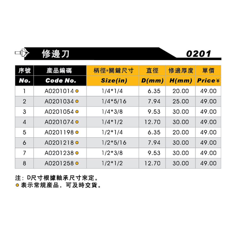 雅登木工刀具轴承修边刀铣刀电木铣开槽刀修边机钻铣直刀镂铣刀