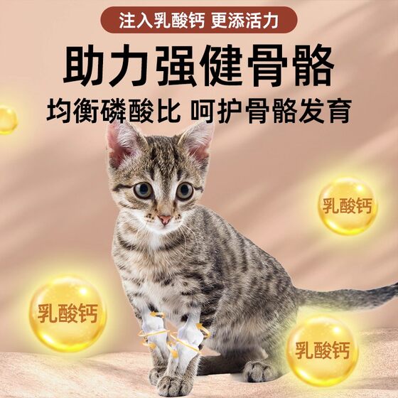 Special food for adult cats to protect the intestines and strengthen bones