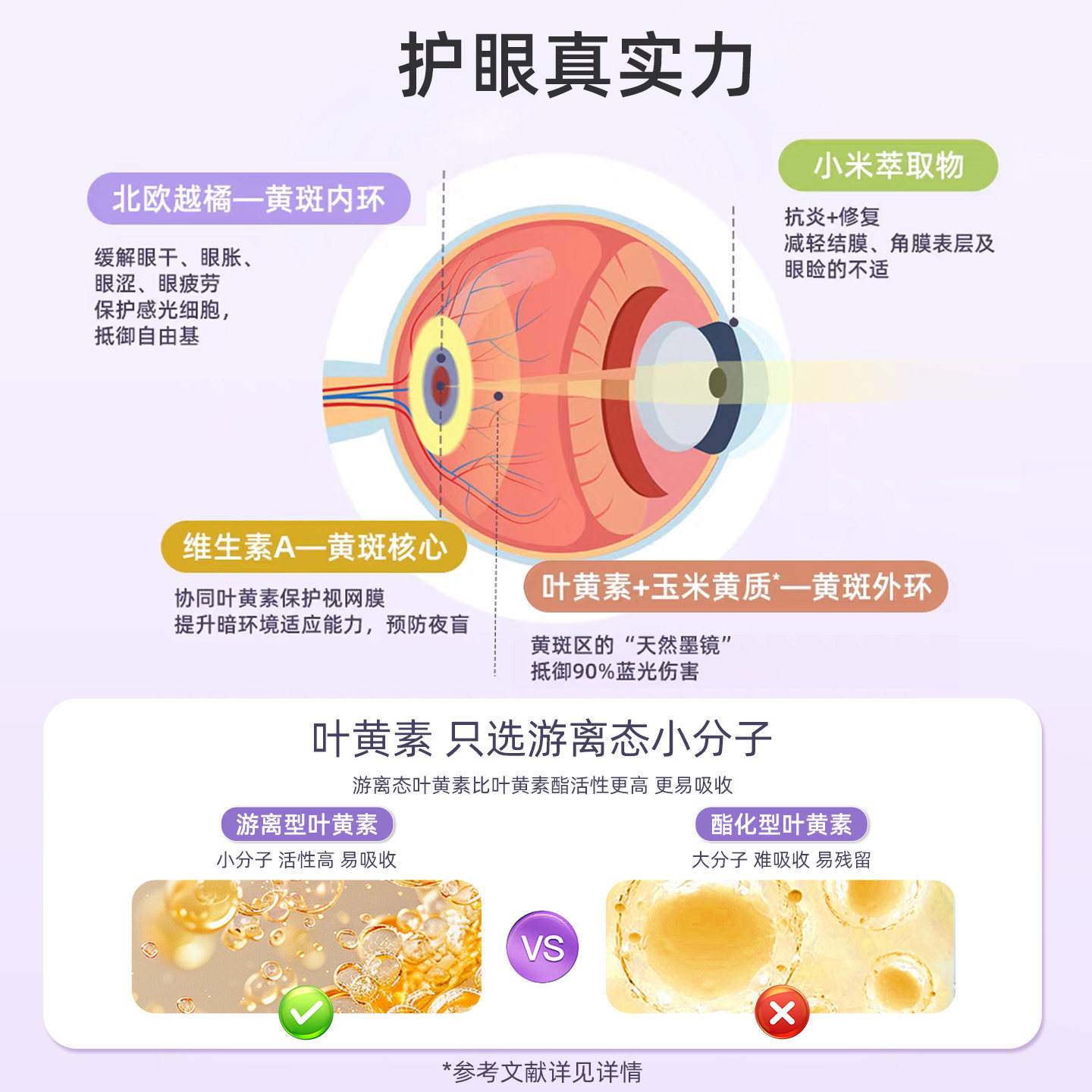 NewNordic北欧越橘蓝莓叶黄素专用护眼片花青素60片视力成人儿童