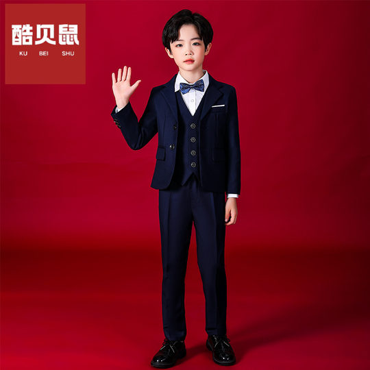Western-style British-Korean style piano performance suit for middle-aged and older children