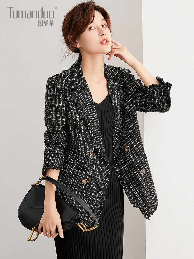 小香风外套短款秋冬季韩版宽松名媛 图曼朵短外套