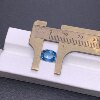Natural high-quality Swiss blue topaz oval 8x10mm can be inlaid with 18k gold, silver rings, pendants, earrings, etc.