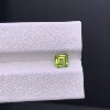 Natural high-quality peridot square loose stone 5x5mm can be inlaid with 18k gold, silver rings, pendants, earrings, etc.