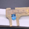 Natural high-quality Swiss blue topaz oval 8x10mm can be inlaid with 18k gold, silver rings, pendants, earrings, etc.