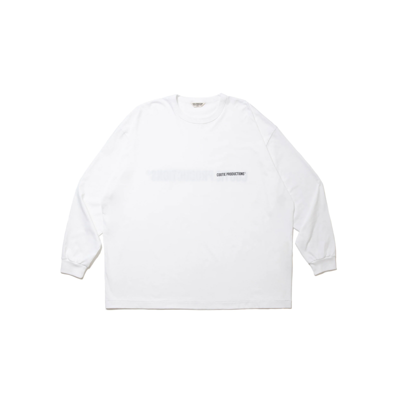 现货 COOTIE Print Oversized L/S Tee天竺棉印花宽松长袖T恤24SS - 图0