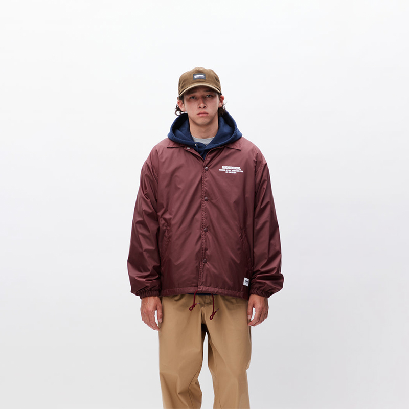 现货NEIGHBORHOOD WINDBREAKER JACKET尼龙教练夹克 23AW - 图1