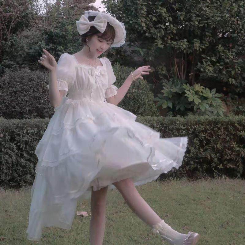 洛丽塔原创芙拉小姐lolita花嫁款华丽款op花神芙洛拉lolita公主裙_虎窝淘