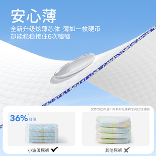 小波浪超薄透气拉拉裤2包