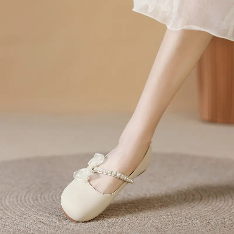 2024年新款法式玛丽珍鞋女豆豆鞋温柔晚晚风软底平底单鞋韩版女鞋,淘宝优惠券,粉丝福利购,淘宝优惠卷