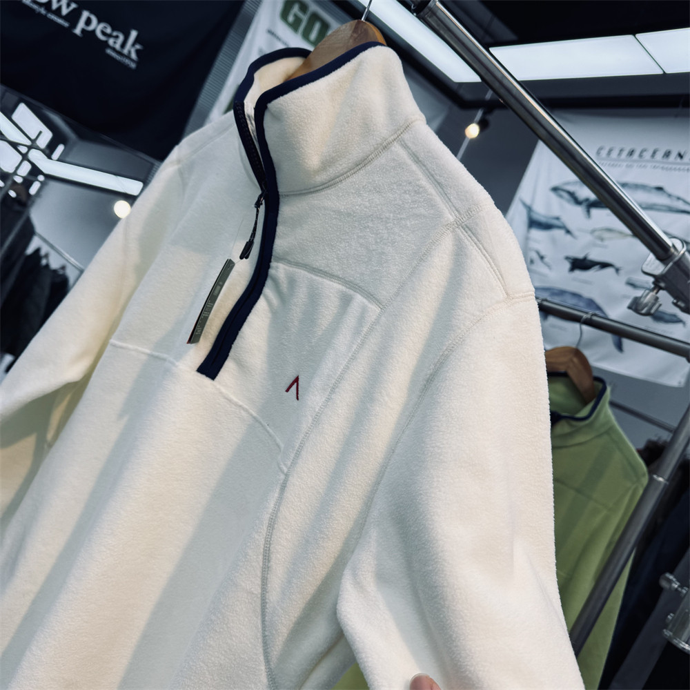 自发热防风保暖高密双面摇粒绒男女通用户外山系套头半拉链抓绒衣,淘宝优惠券,粉丝福利购,淘宝优惠卷