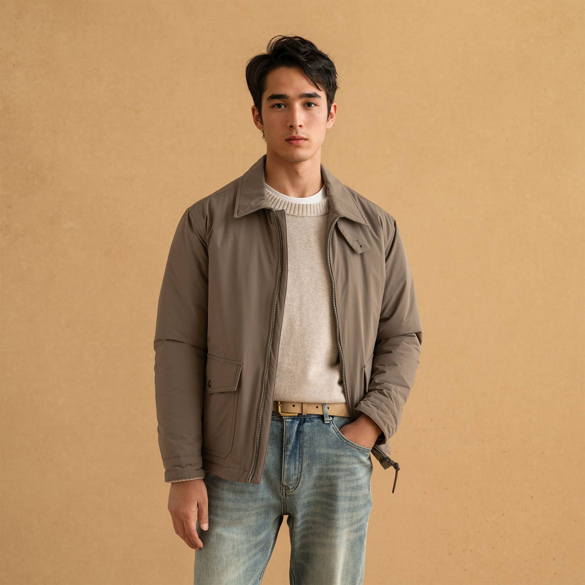 PUPP秋冬美式男士软质轻薄短款户外防风复古保暖间棉夹克棉服外套,淘宝优惠券,粉丝福利购,淘宝优惠卷