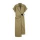 ຊິງ! Jingjing Light luxury high-end lapel temperament waist slimming dress 2026 skirt SHBZW651