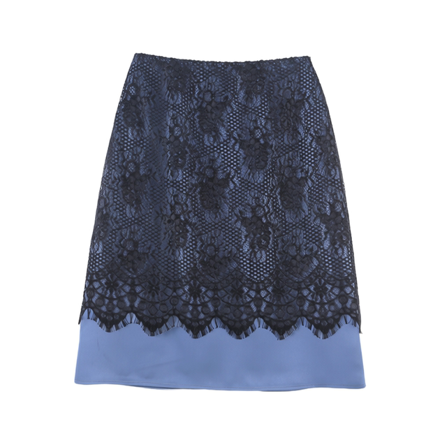 Summer Fashion Romantic Private Collection Double Lace Skirt Skirt High Waist Splicing Short Skirt HBZXP71031